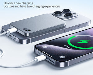 3in1UltrathinPD20WQuickChargingPowerBankforPhoneWatchEarphone10000mahMagneticWirelessChargerSlimMagsafePowerBank_2