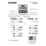 Casio MS-80B Standard Function Calculator | Compact and Reliable for Everyday Use