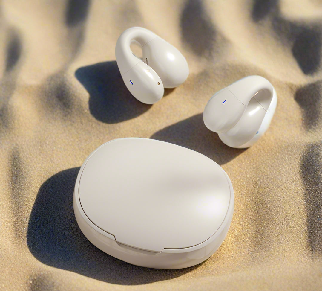 Bluetooth 5.3 Bone Conduction Headphones - Mini Clip-On Wireless Earbuds
