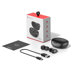 Open-ear bone conduction earbuds with Bluetooth 5.3 and wireless clip-on design.