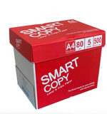 SMART COPY A4 Paper - 80gsm White, 500 Sheets/Ream | High-Quality, Smooth Printing Paper