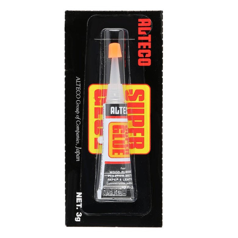 Alteco Super Glue - 3g | Fast-Drying, High Strength Adhesive for Quick Repairs & DIY Projects