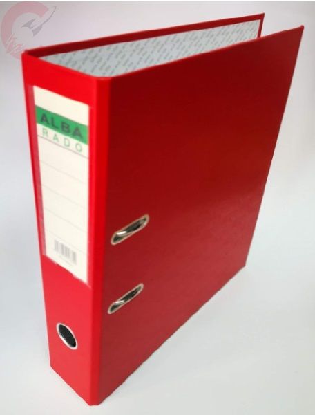 Alba Rado 3" Full Scape Box File - Red | Durable Document Storage Organizer