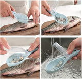 Fish Skin Cleaner | Efficient Handheld Fish Descaling Tool for Easy Cleaning