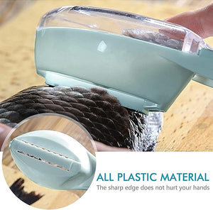 Fish Skin Cleaner | Efficient Handheld Fish Descaling Tool for Easy Cleaning