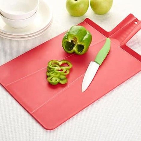 Folding Chopping Board | Space-Saving Multifunctional Cutting Board with Drain Basket