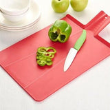 Folding Chopping Board | Space-Saving Multifunctional Cutting Board with Drain Basket