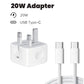 Compact USB-C Travel Charger for iPhone 16 & iPad
