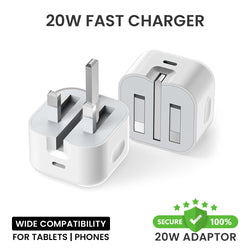 iPhone 16 20W Fast Charger with USB-C Power Delivery