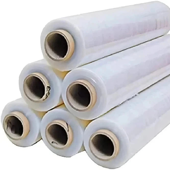 Stretch Film Roll/Wrap - 6 Rolls (3kg, 350mm Core, 500mm Wide) - Durable and Versatile Packaging Solution